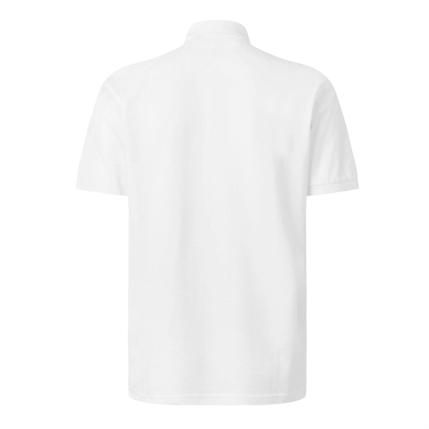 White - Back - Castore Mens England Cricket Ribbed Polo Shirt