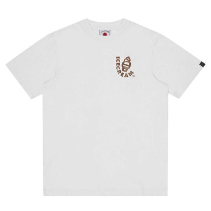 White - Front - ICECREAM Mens Cone Regular T-Shirt