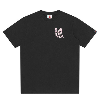 Black - Front - ICECREAM Mens Cone Regular T-Shirt