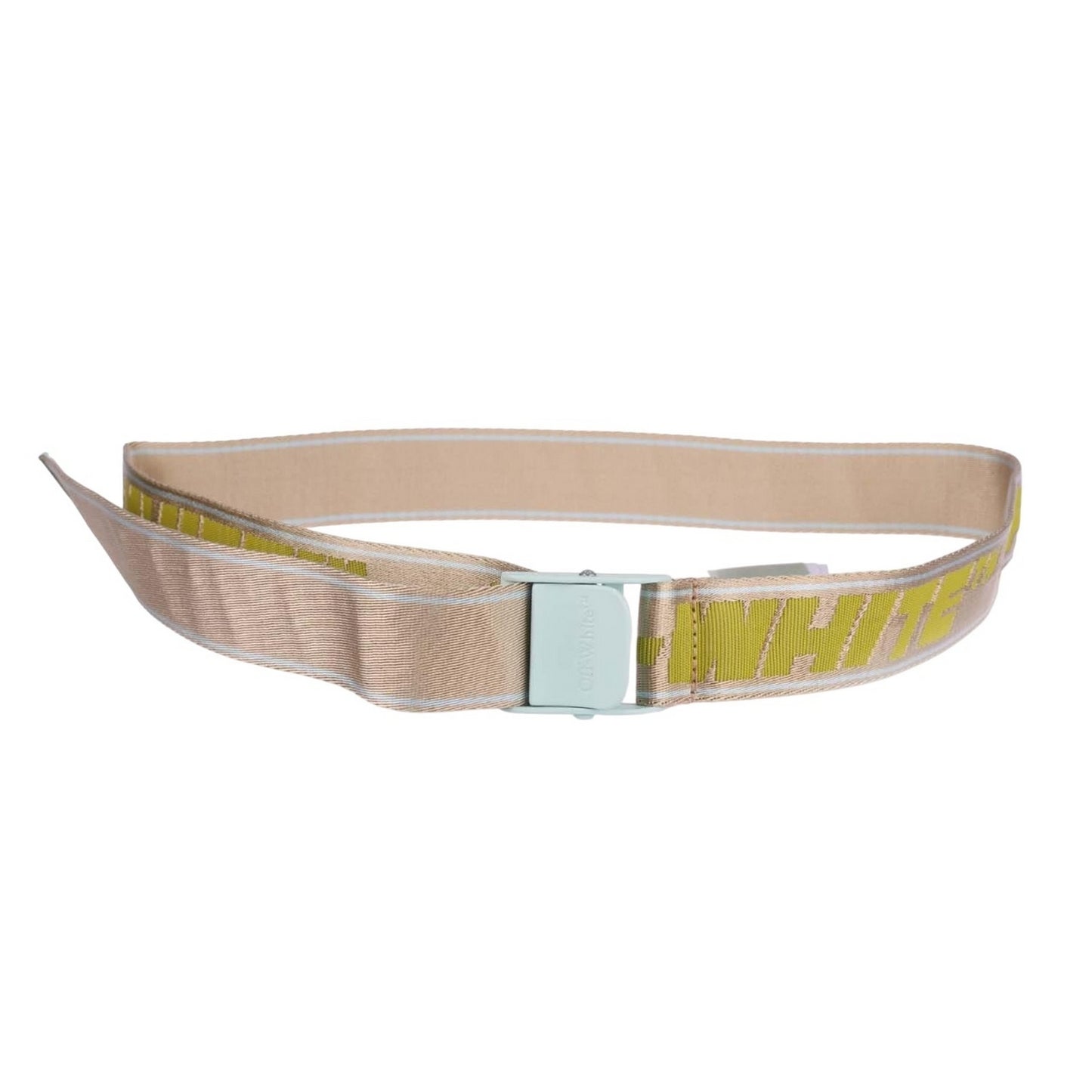 Camel - Front - Off White Mens Industrial Belt