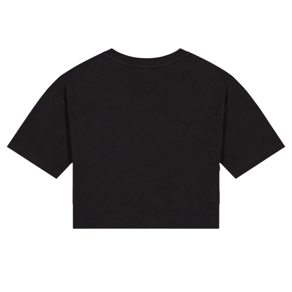 Black - Back - Champion Childrens-Kids Embroidered Logo Regular T-Shirt