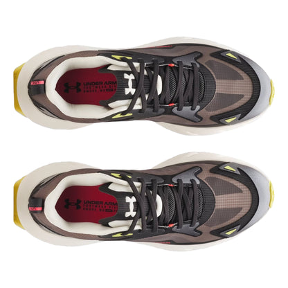 Black - Side - Under Armour Womens-Ladies Aura Abstract Shoes