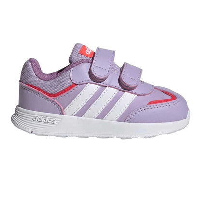 Plum-Powder - Front - Adidas Childrens-Kids Tensaur Switch Trainers