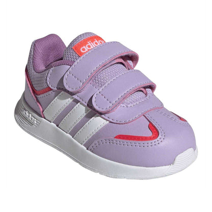 Plum-Powder - Pack Shot - Adidas Childrens-Kids Tensaur Switch Trainers