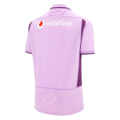 Pink - Back - Macron Childrens-Kids Rugby World Cup 2025 Scotland Away Shirt