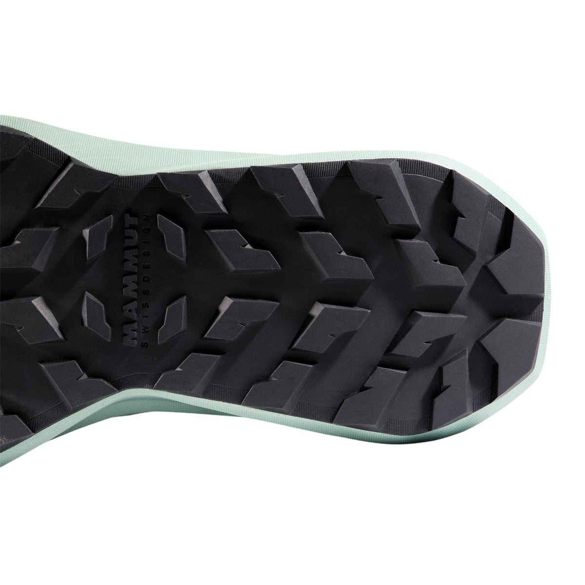 Green - Close up - Mammut Womens-Ladies Aenergy Low Cut Hiking Shoes