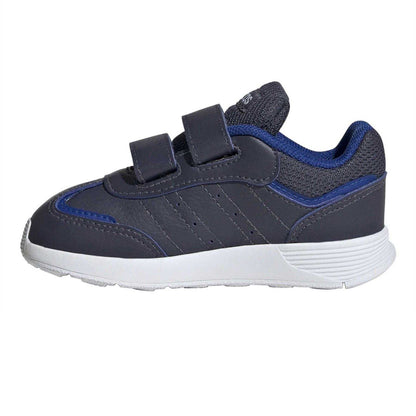 White - Side - Adidas Childrens-Kids Tensaur Switch Trainers