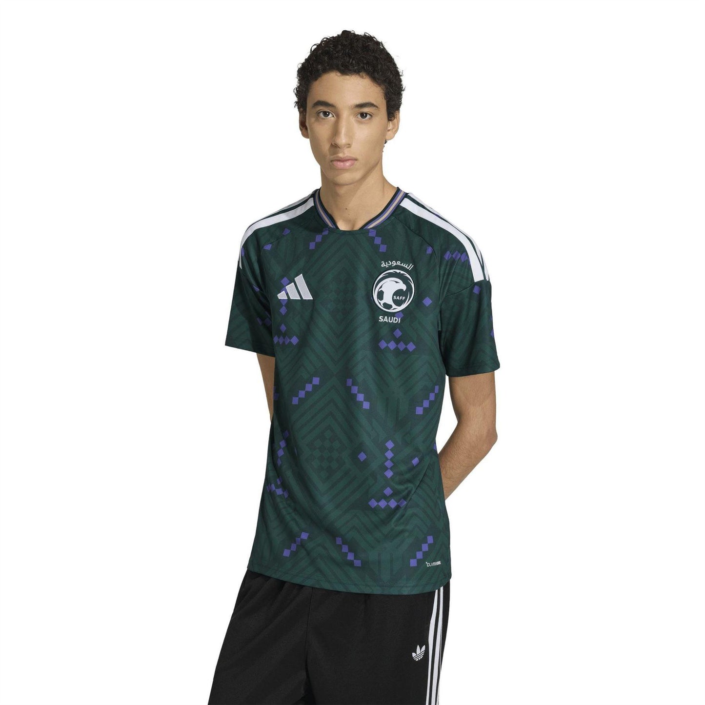 Green-White - Lifestyle - Adidas Mens 2026 World Cup Saudi Arabia Football Shirt