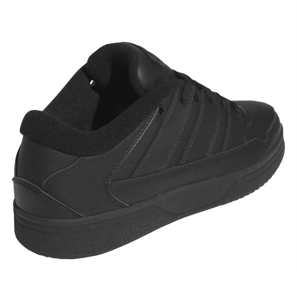 Core Black - Back - Adidas Mens Break Start Leather Trainers