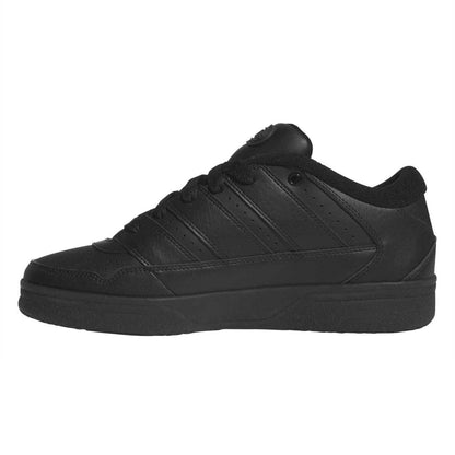 Core Black - Side - Adidas Mens Break Start Leather Trainers
