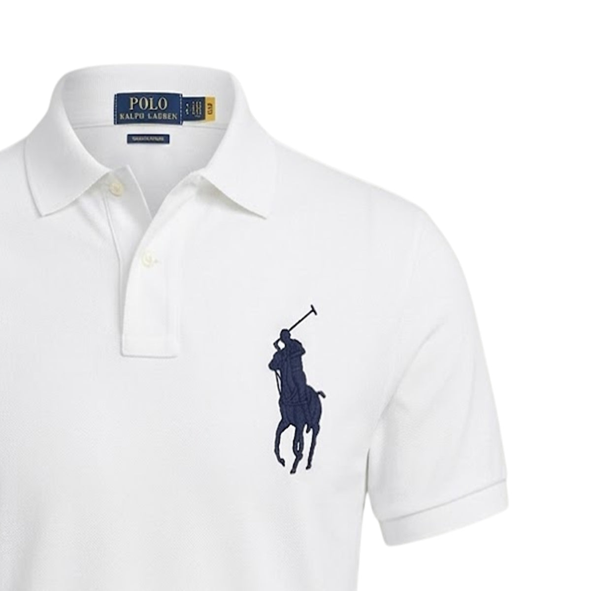 White - Side - Ralph Lauren Boys Logo Polo Shirt