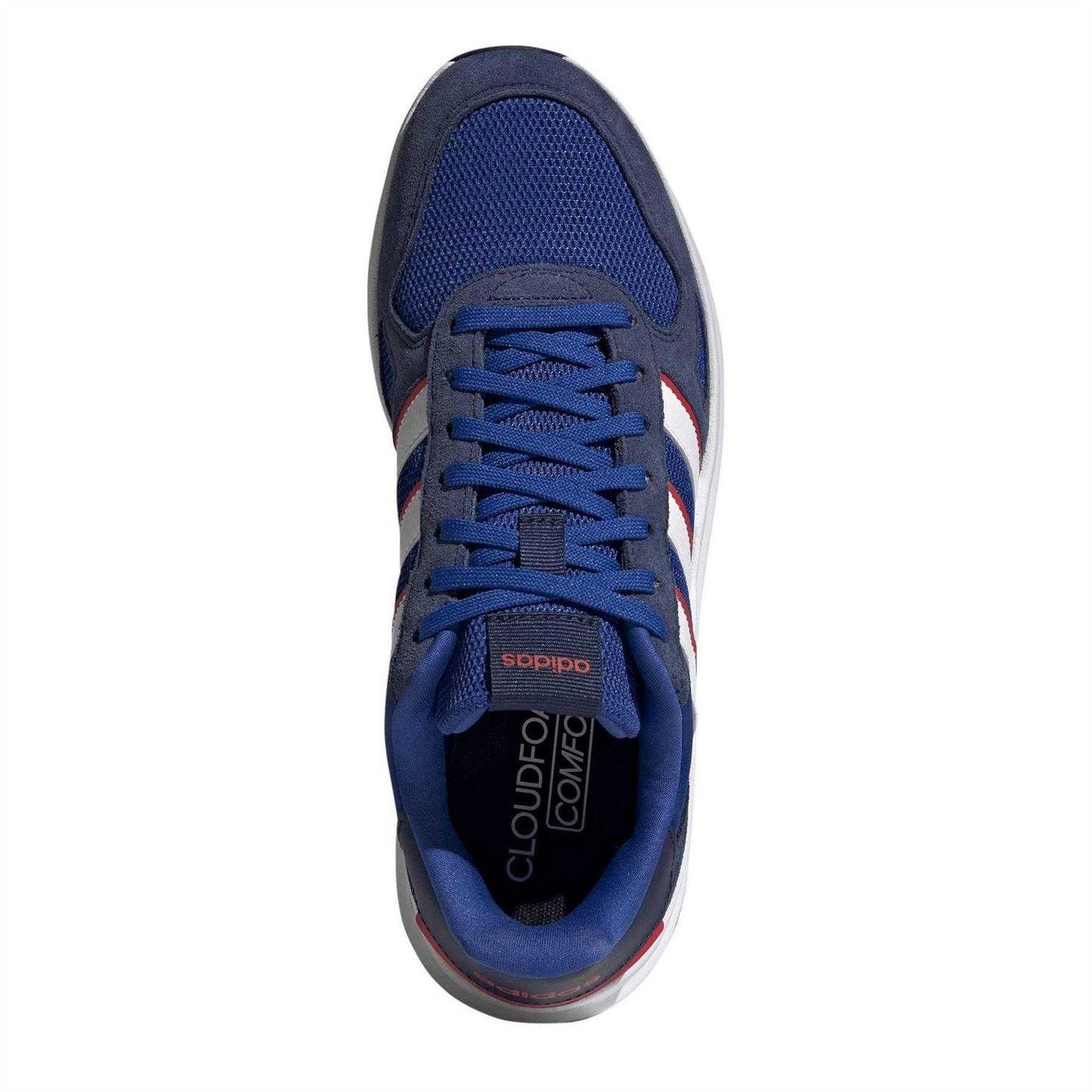 Team Royal Blue - Lifestyle - Adidas Mens Run 84 3 Stripes Suede Trainers