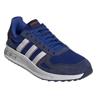 Team Royal Blue - Pack Shot - Adidas Mens Run 84 3 Stripes Suede Trainers