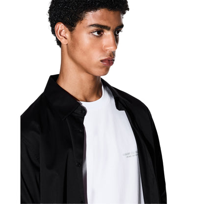 White - Lifestyle - Armani Exchange Mens Tonal Logo Cotton T-Shirt