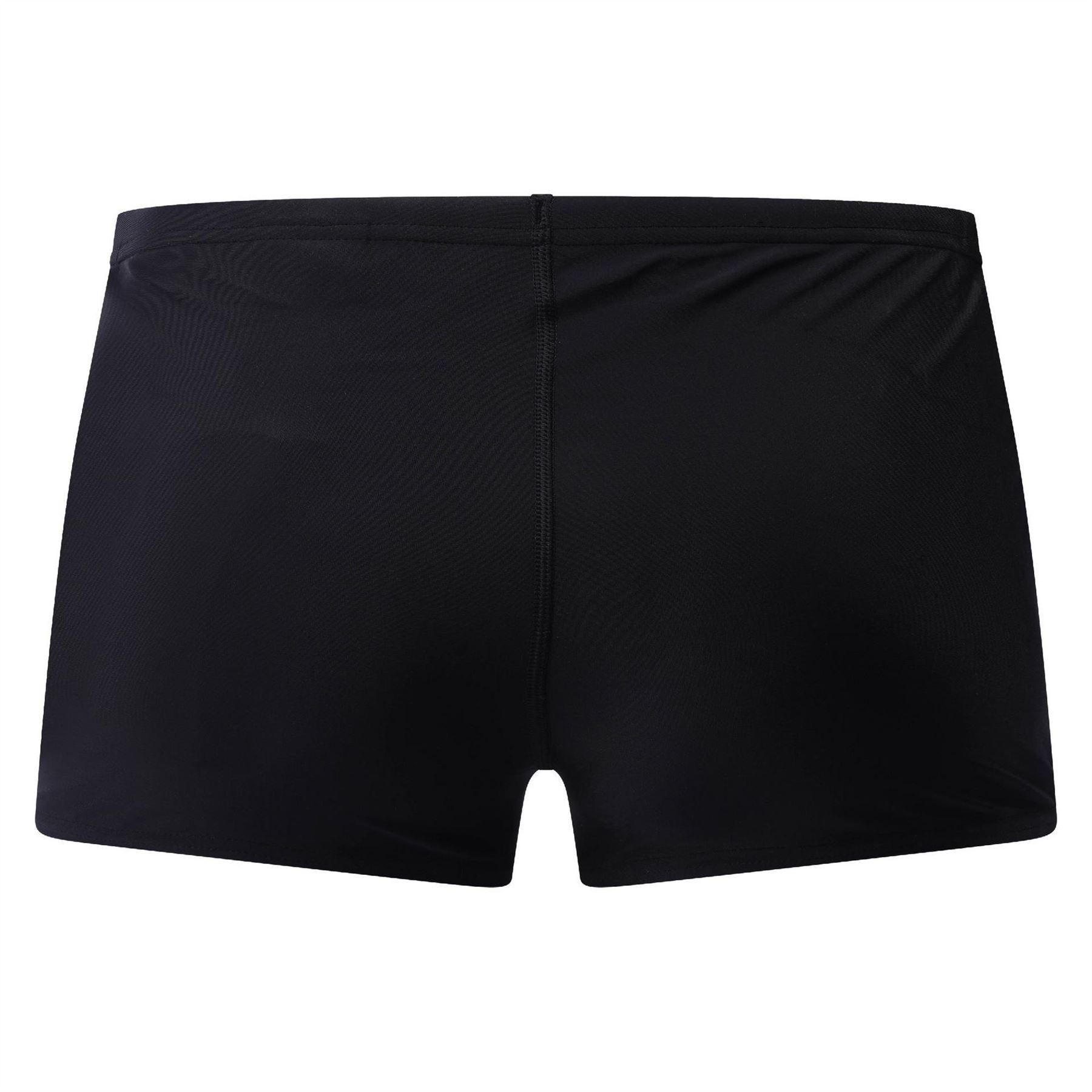 Red - Back - Speedo Boys Medley Graphic Print Swimming Trunks