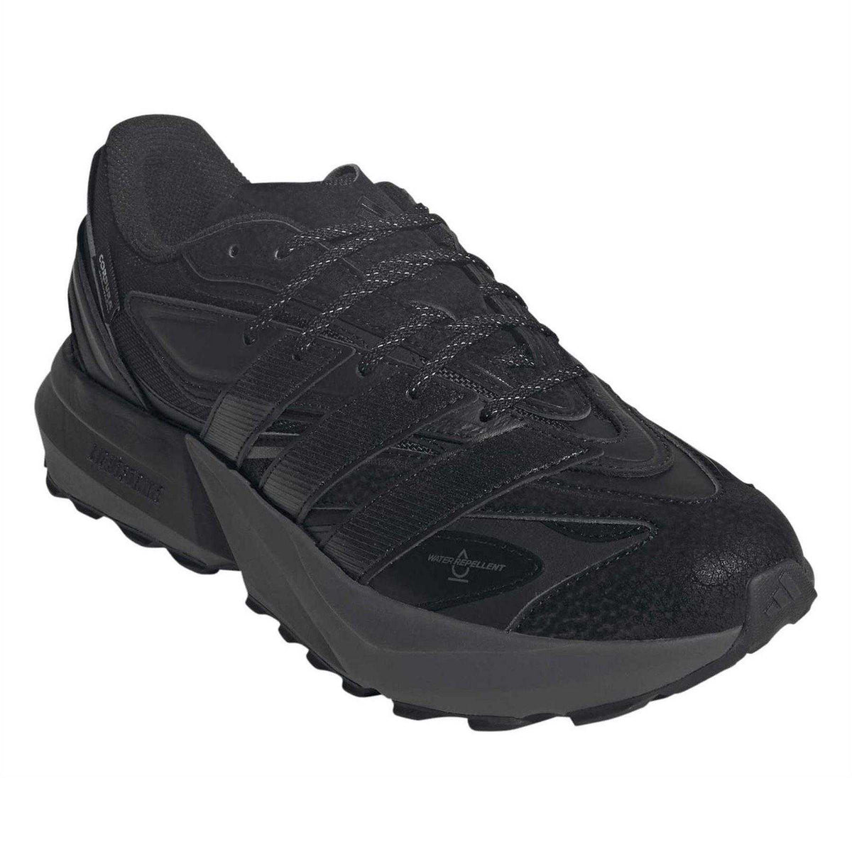 Core Black - Close up - Adidas Mens Lightblaze Water Repellent Trainers