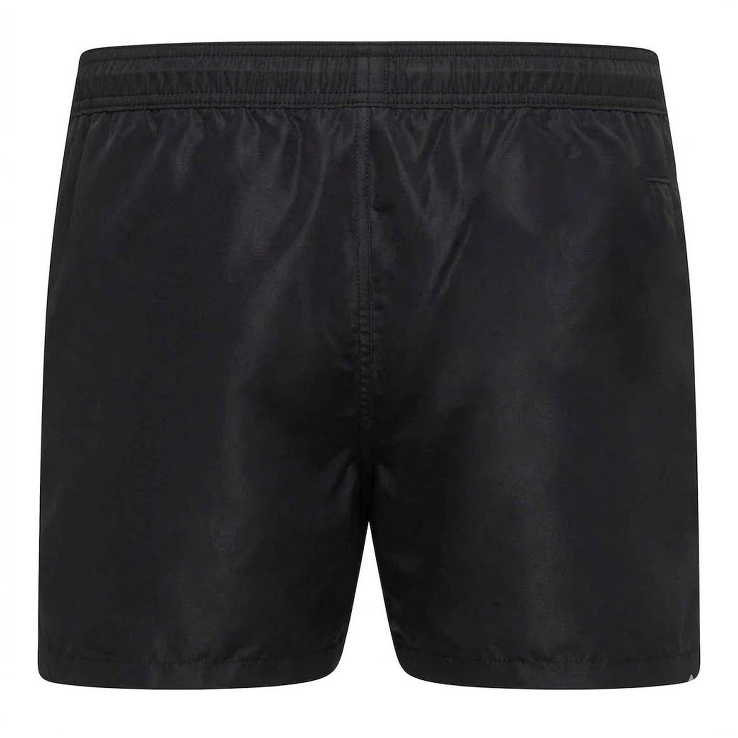 Black - Back - Boss Mens Taped Swimming Trunks