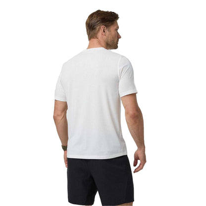 White - Back - Vuori Mens Current Performance T-Shirt