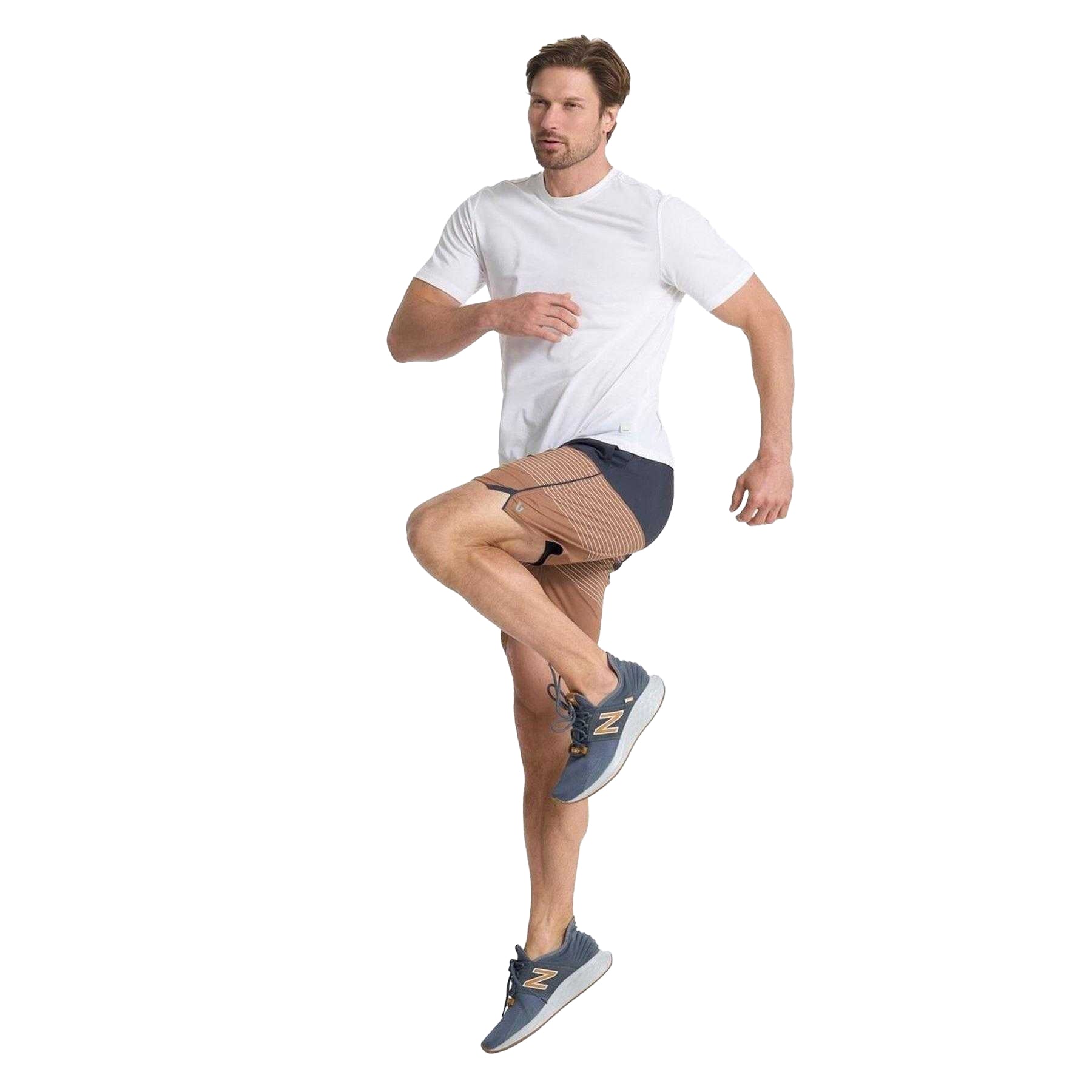 White - Pack Shot - Vuori Mens Current Performance T-Shirt