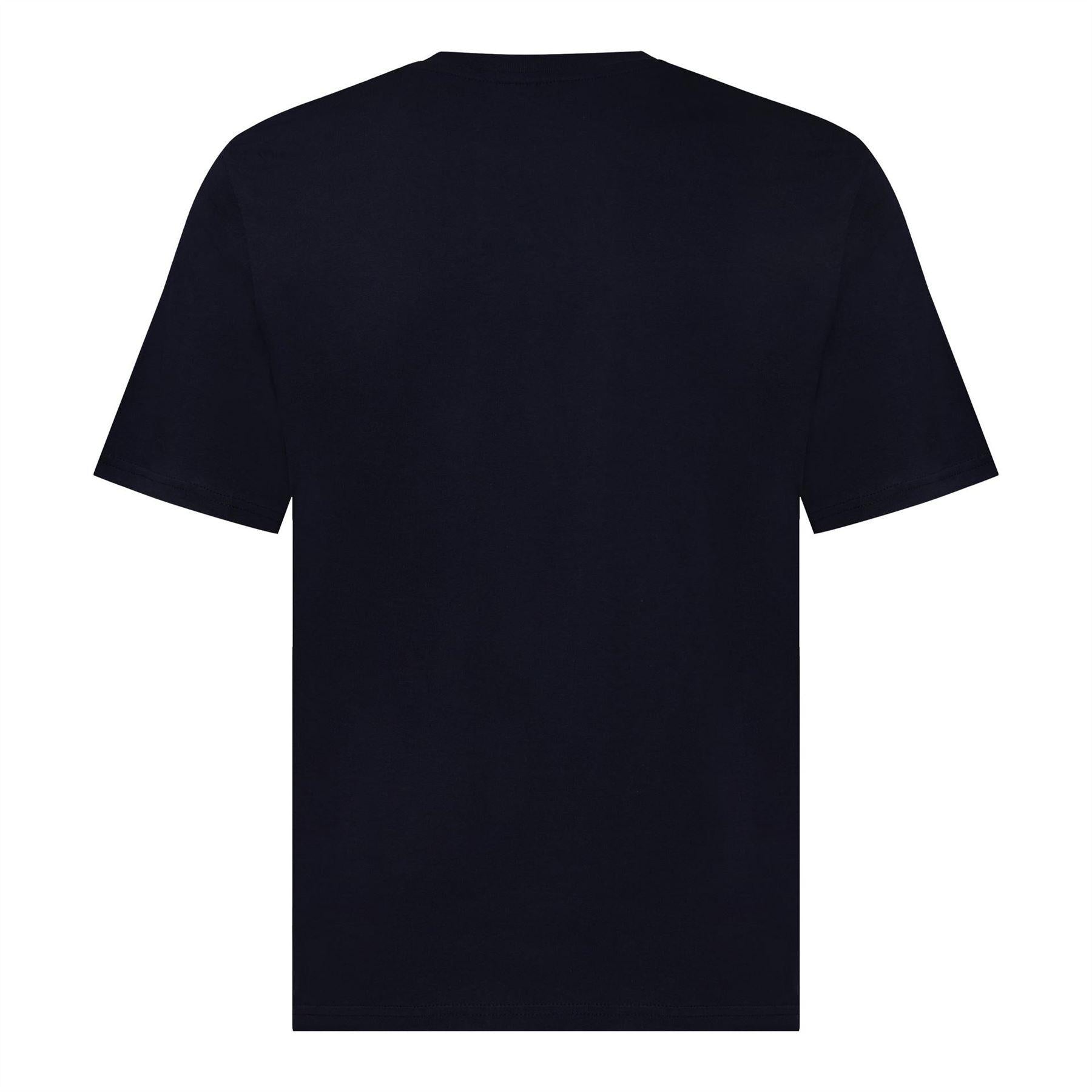 Navy - Back - Fila Mens Chaz Graphic Regular T-Shirt