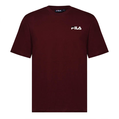 Tawny Port - Front - Fila Mens Chaz Graphic Regular T-Shirt