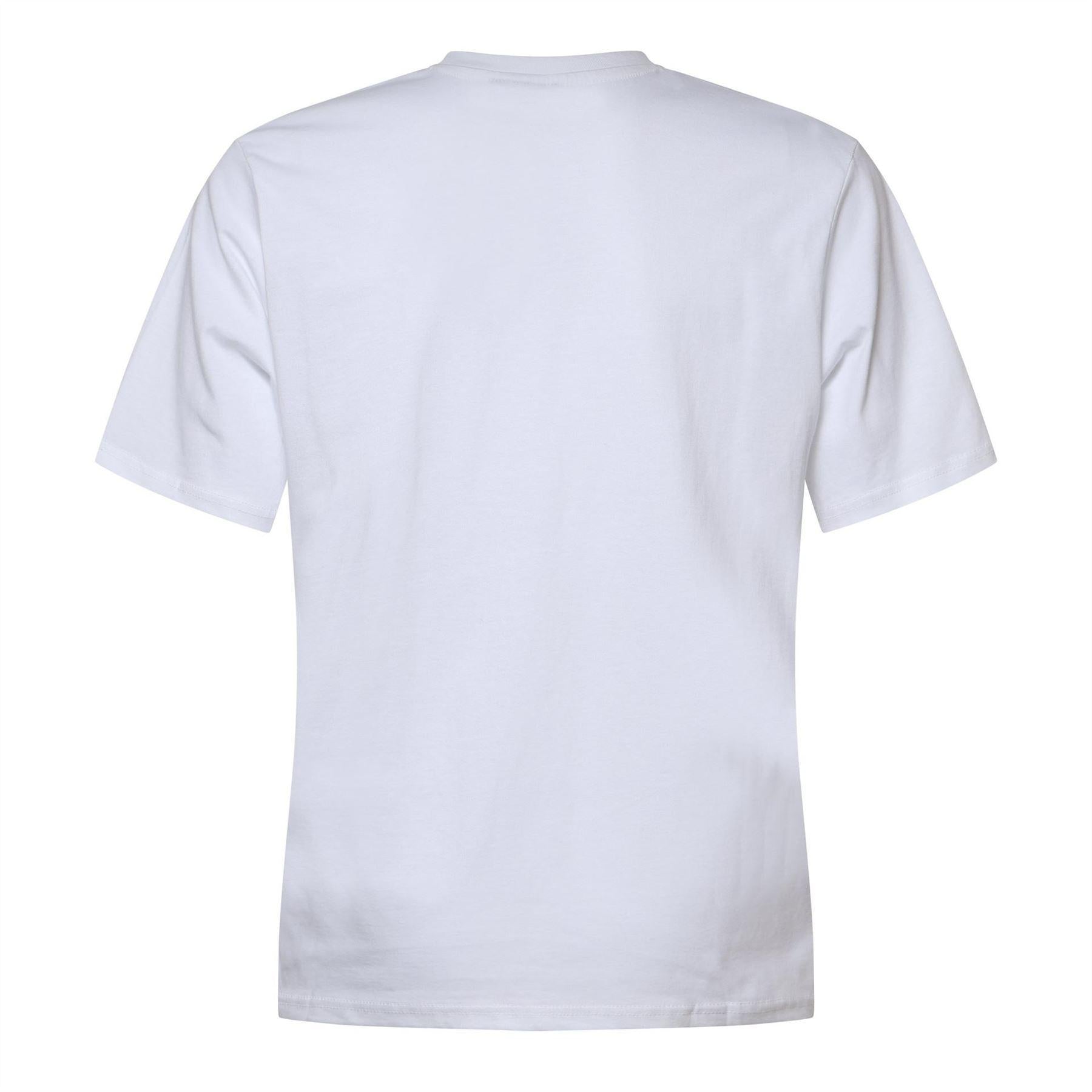 White - Back - Fila Mens Chaz Graphic Regular T-Shirt