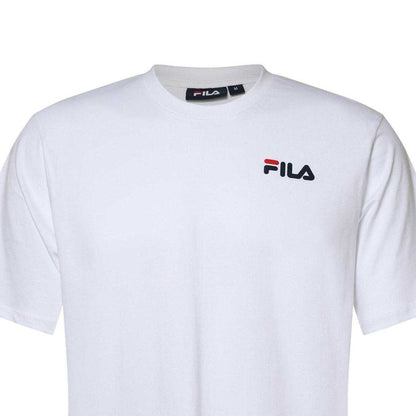 White - Side - Fila Mens Chaz Graphic Regular T-Shirt