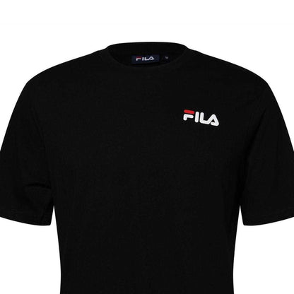 Black - Side - Fila Mens Chaz Graphic Regular T-Shirt