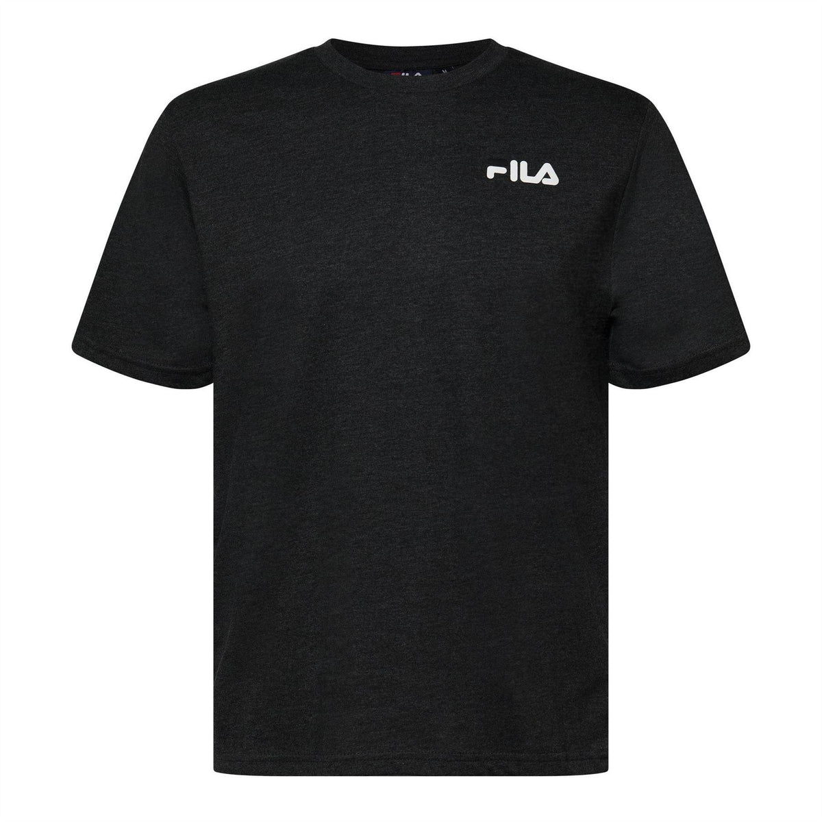 Charcoal Marl - Front - Fila Mens Chaz Graphic Regular T-Shirt