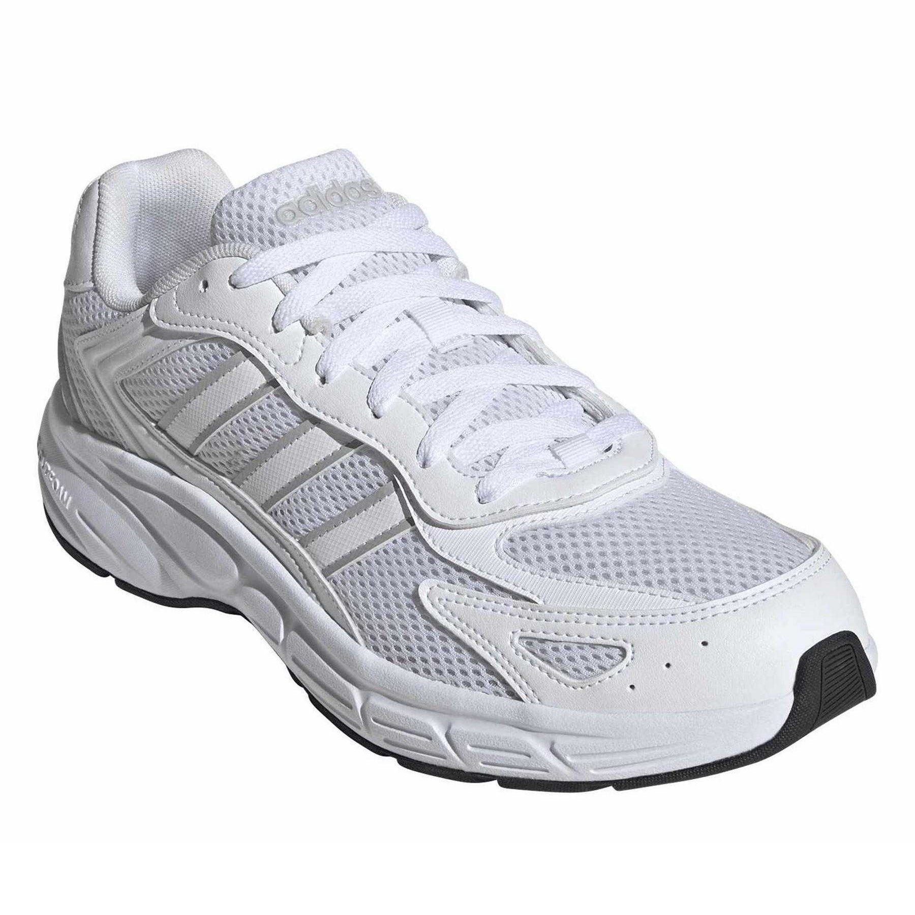 White - Close up - Adidas Unisex Adult Eclyptix 2000 3 Stripes Cloudfoam Trainers