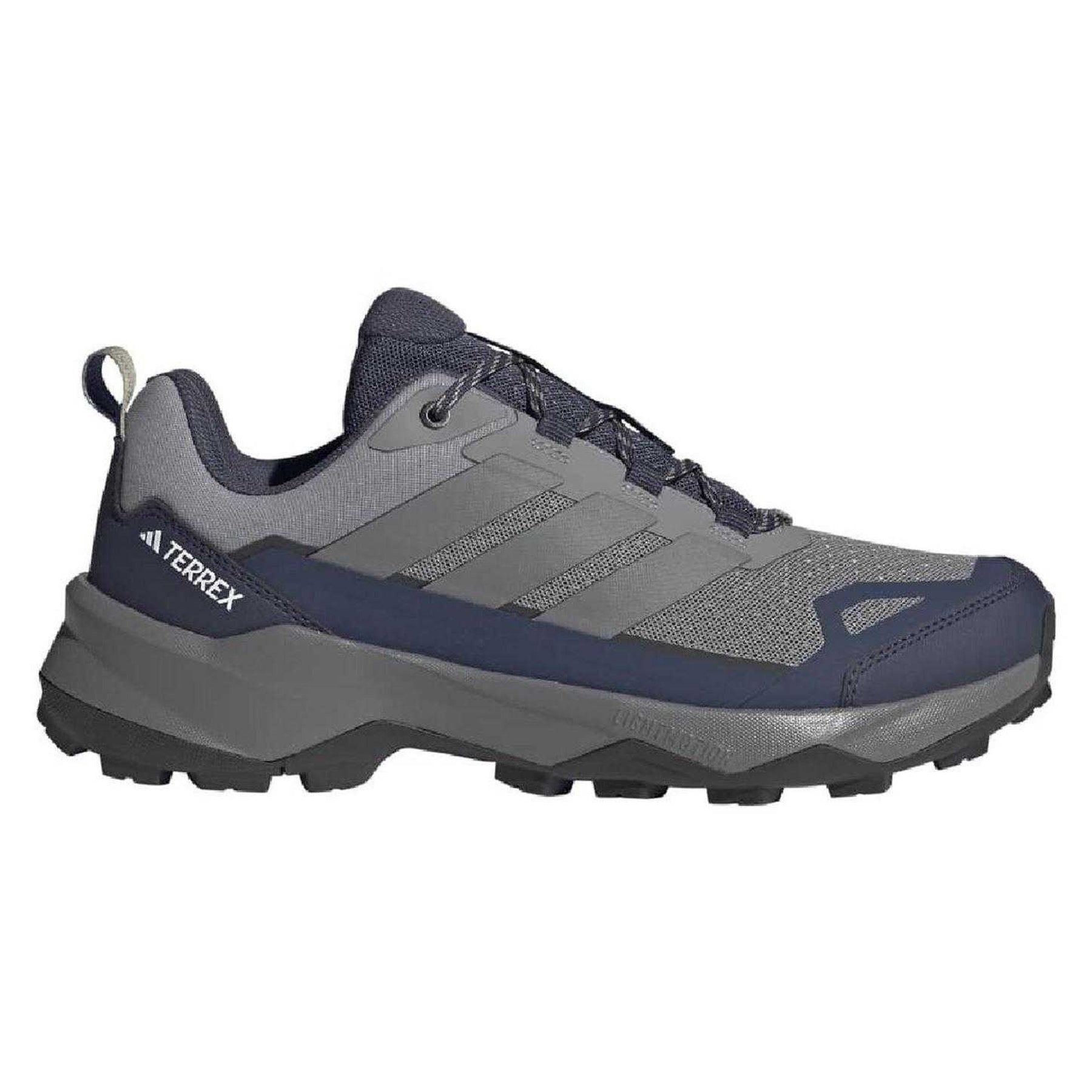 Grey Three - Front - Adidas Mens Terrex Skychaser AX5 Lace Up Hiking Shoes