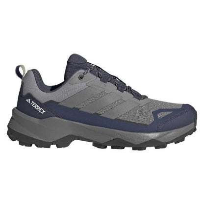 Grey Three - Front - Adidas Mens Terrex Skychaser AX5 Lace Up Hiking Shoes