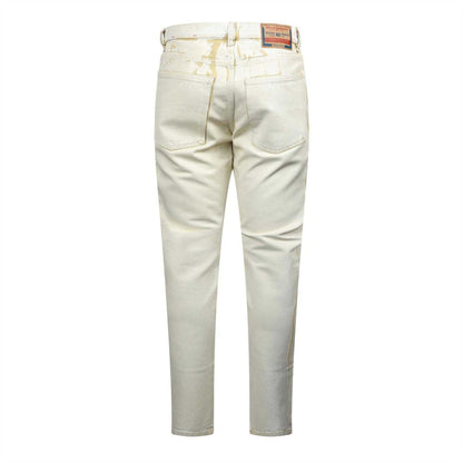 Off White - Back - Diesel Mens 1995 D-Sark Straight Leg Jeans
