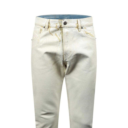 Off White - Side - Diesel Mens 1995 D-Sark Straight Leg Jeans