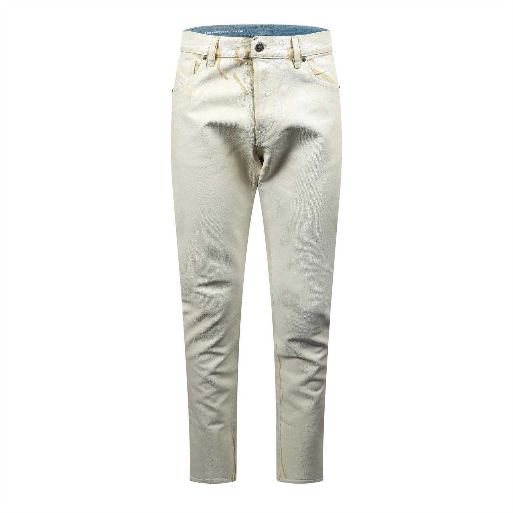 Off White - Front - Diesel Mens 1995 D-Sark Straight Leg Jeans