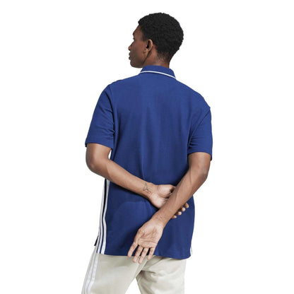Dark Blue-White - Back - Adidas Mens Breathable Polo Shirt