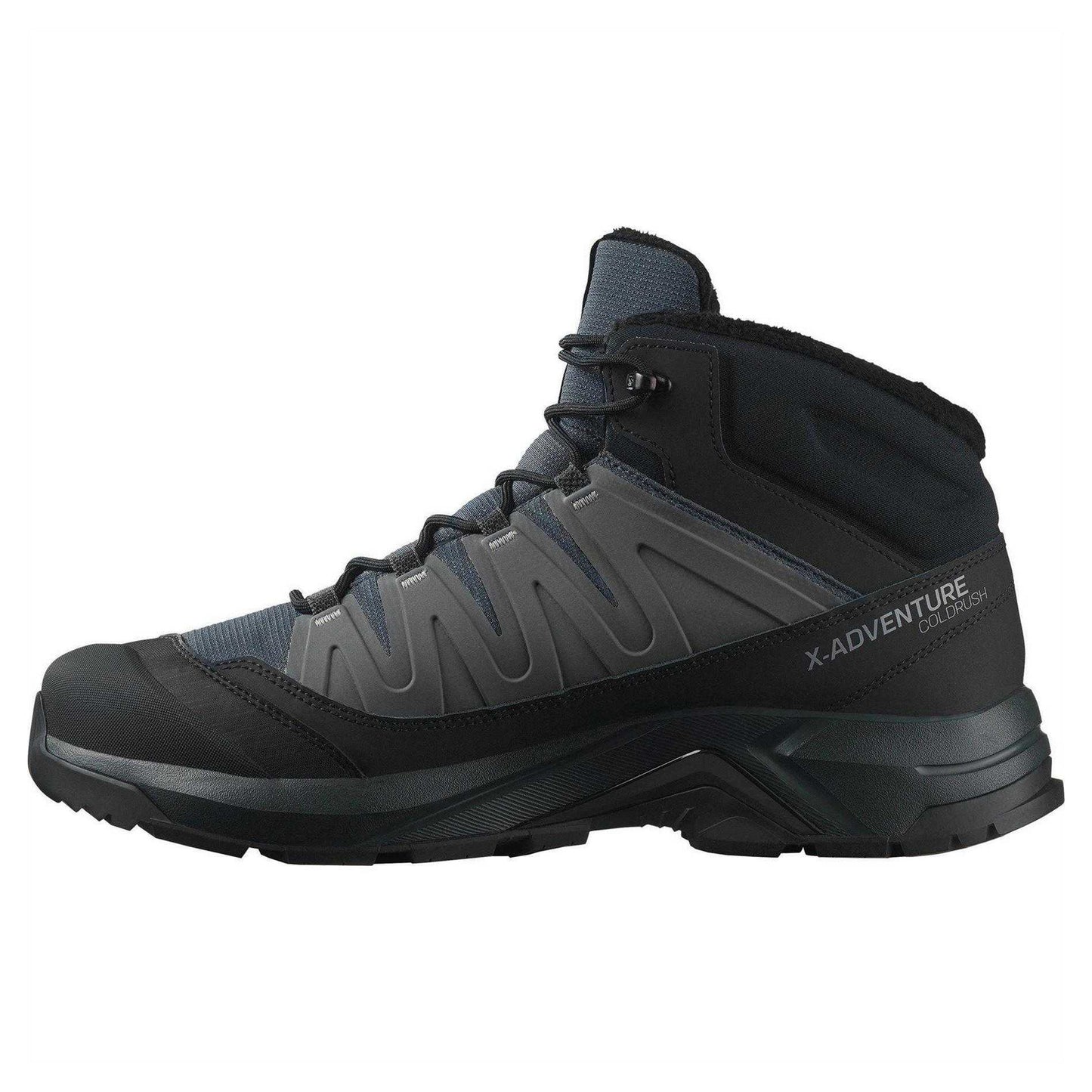 Asphalt - Side - Salomon Mens Adventure Waterproof Winter Boots