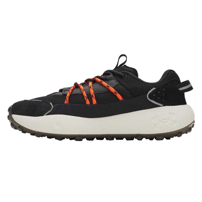 Black - Back - Under Armour Mens Fat Tire Venture Suede Hiking Shoes