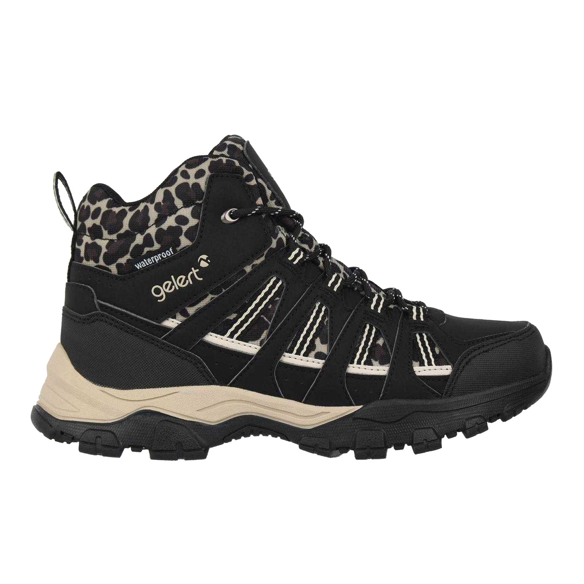 Leopard - Front - Gelert Womens-Ladies Leopard Print Waterproof Walking Boots