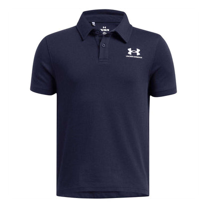Blue - Front - Under Armour Boys Icon Polo Shirt