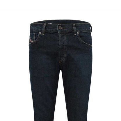 Blue Denim - Side - Diesel Mens 1995 D-Sark Denim Straight Leg Jeans