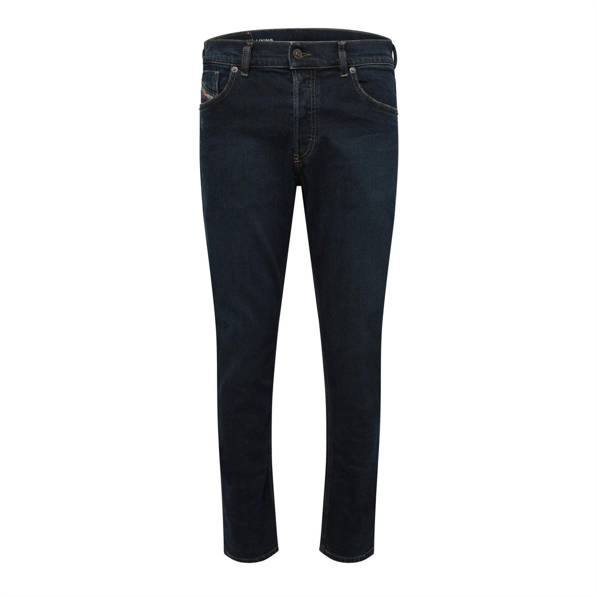 Blue Denim - Front - Diesel Mens 1995 D-Sark Denim Straight Leg Jeans
