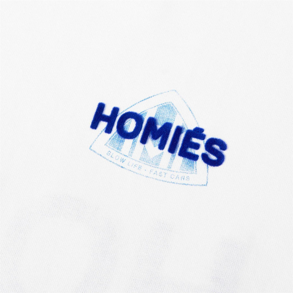 Vintage White - Side - Homies Marbella Mens Maymarb Graphic Print T-Shirt