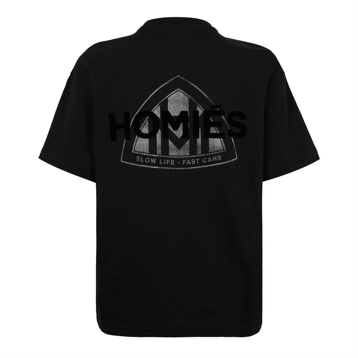 Black - Back - Homies Marbella Mens Maymarb Graphic Print T-Shirt