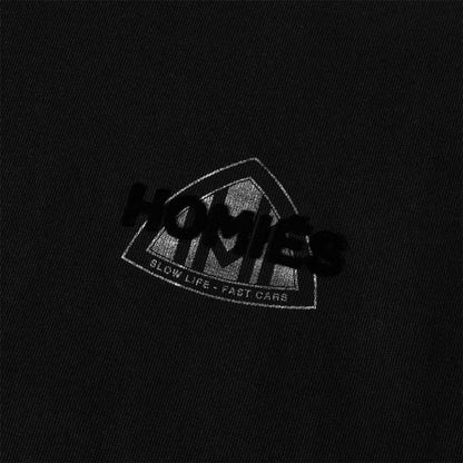 Black - Side - Homies Marbella Mens Maymarb Graphic Print T-Shirt