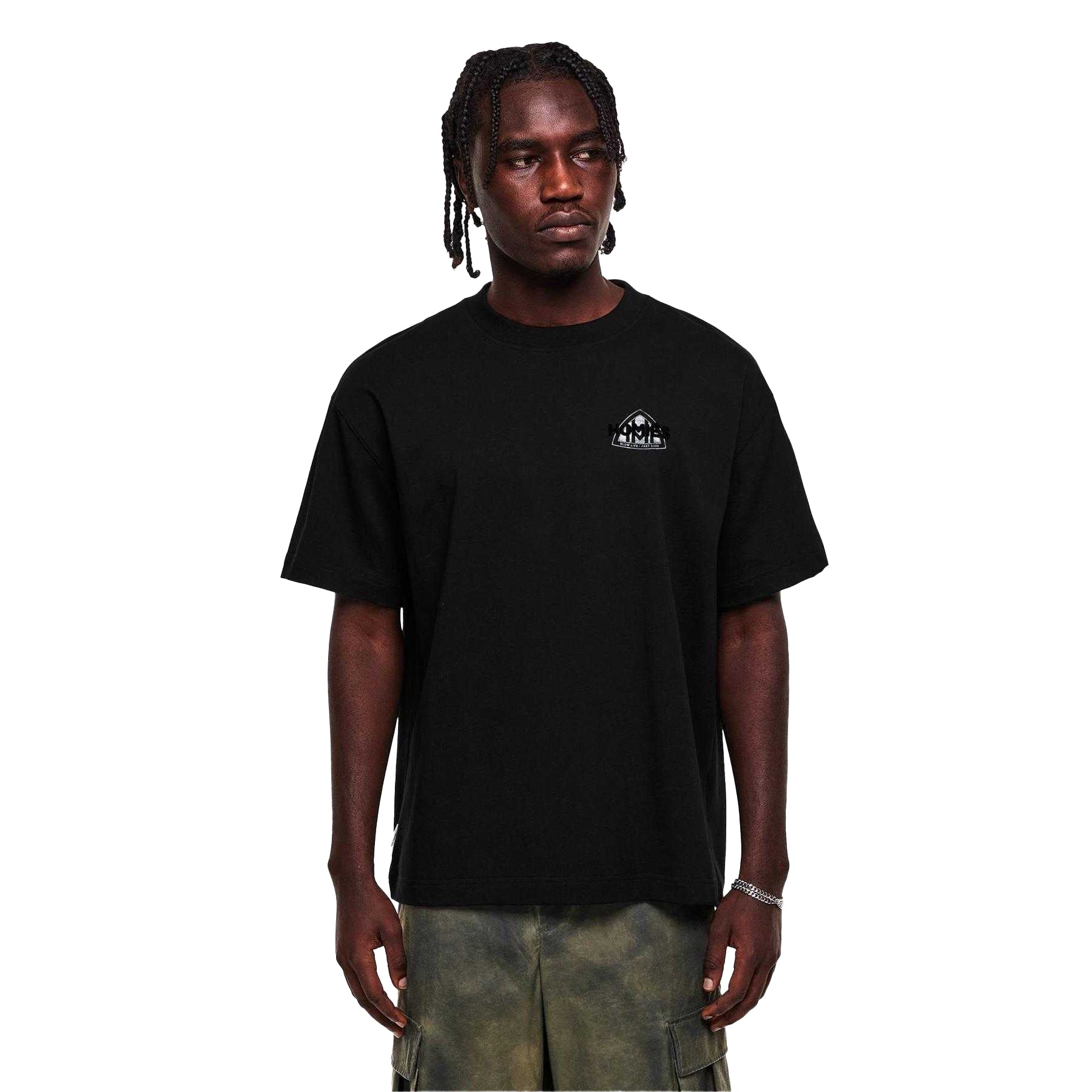 Black - Lifestyle - Homies Marbella Mens Maymarb Graphic Print T-Shirt