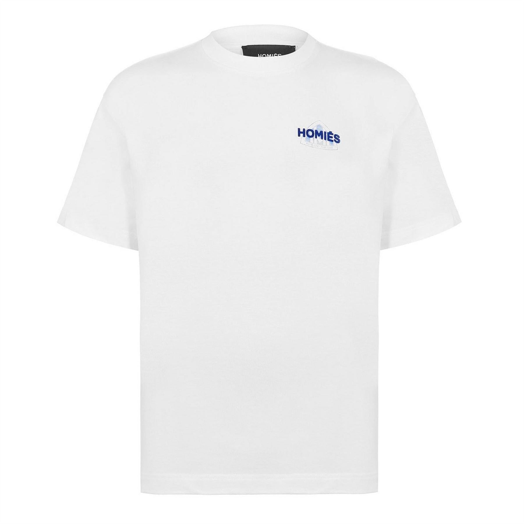 Vintage White - Front - Homies Marbella Mens Maymarb Graphic Print T-Shirt