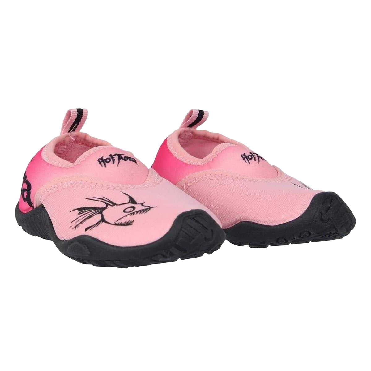 Pink-Black - Pack Shot - Hot Tuna Childrens-Kids Shark Water Shoes