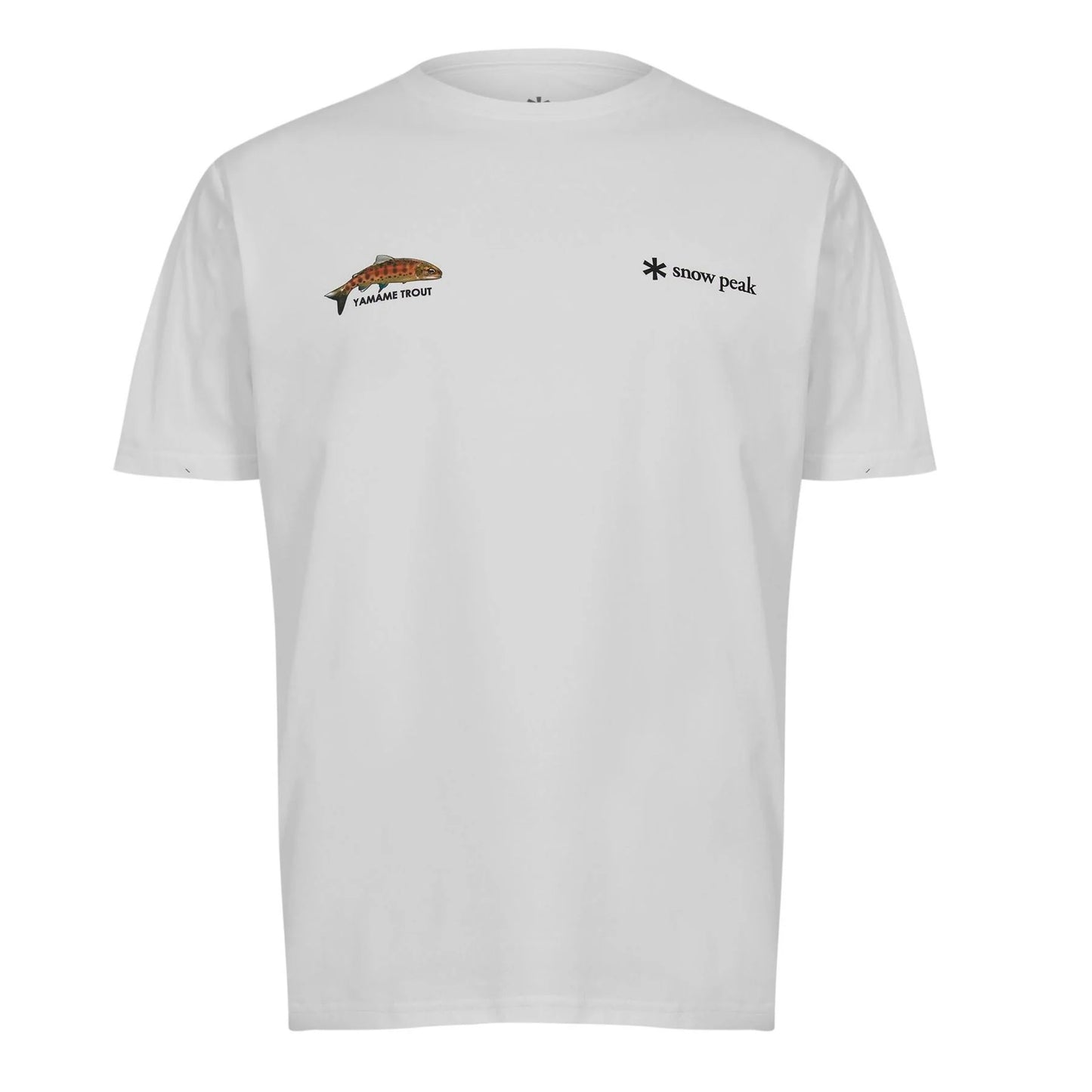 Off White - Front - Snow Peak Mens Northland Graphic Print T-Shirt