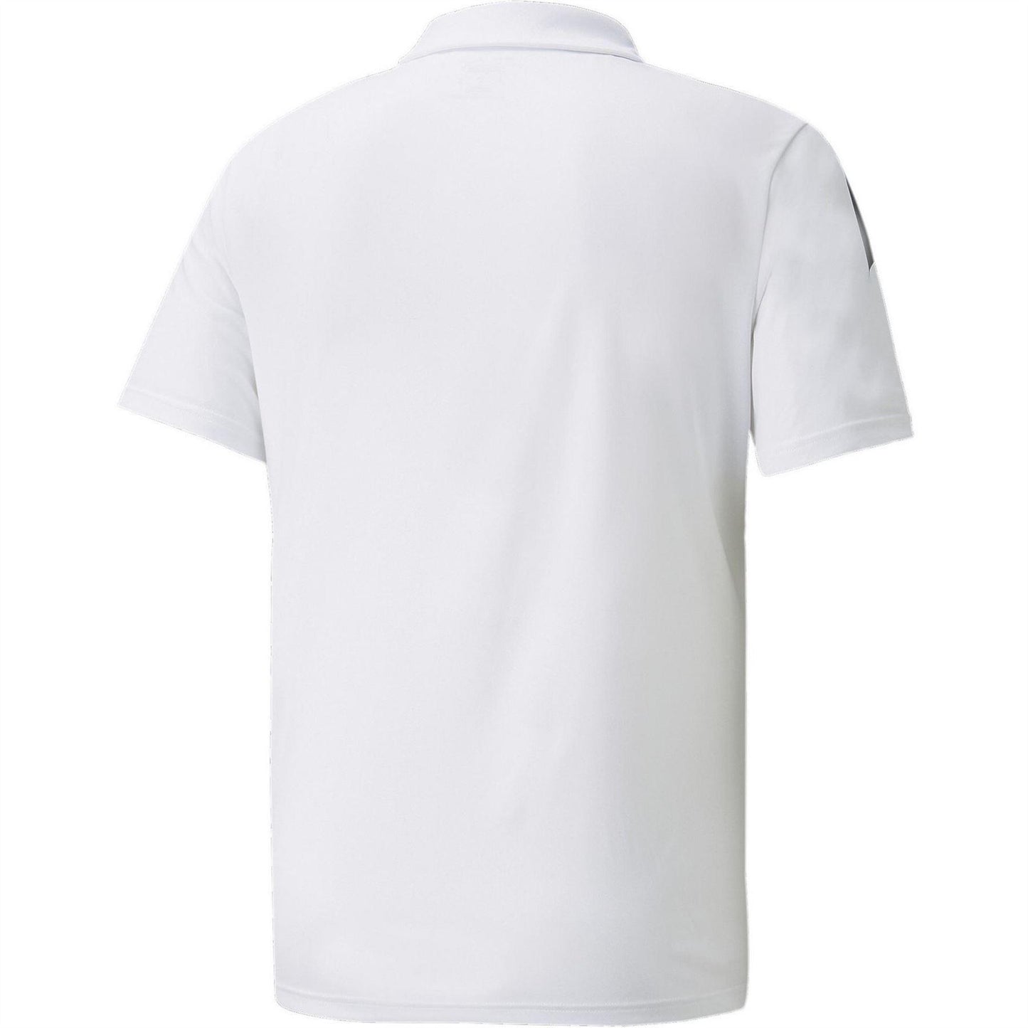 White-Black - Back - Puma Mens TeamLIGA Sideline Polo Shirt